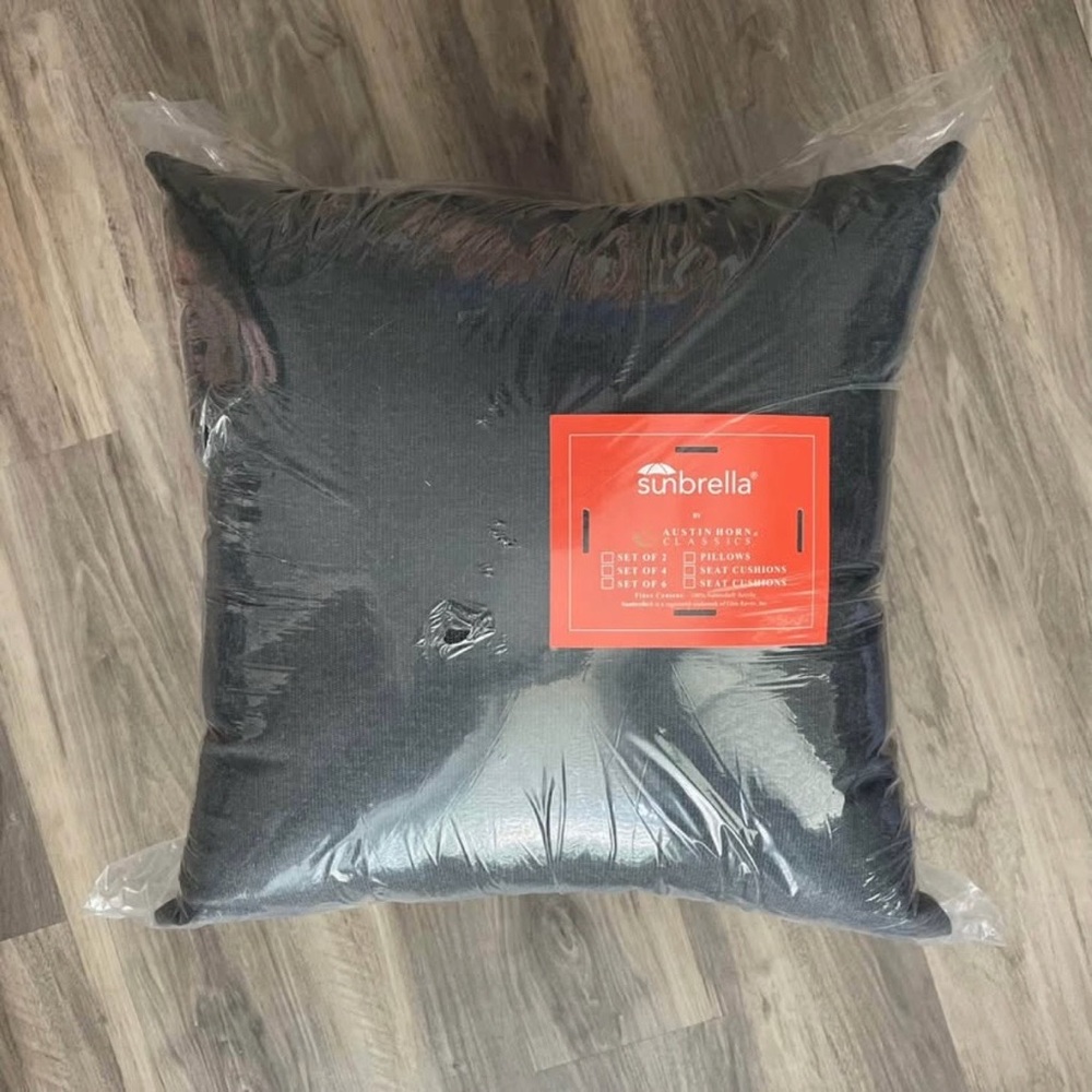 Set of 2 Sunbrella Outdoor Pillows (18”x18”)